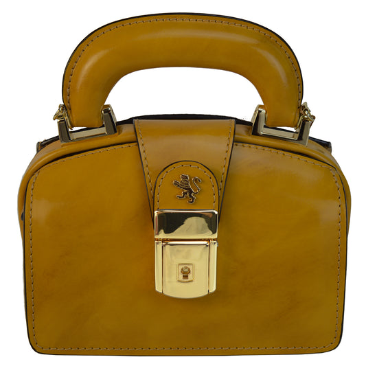 Pratesi Lady 18 Brunelleschi en véritable cuir italien - Brunelleschi Leather Mustard