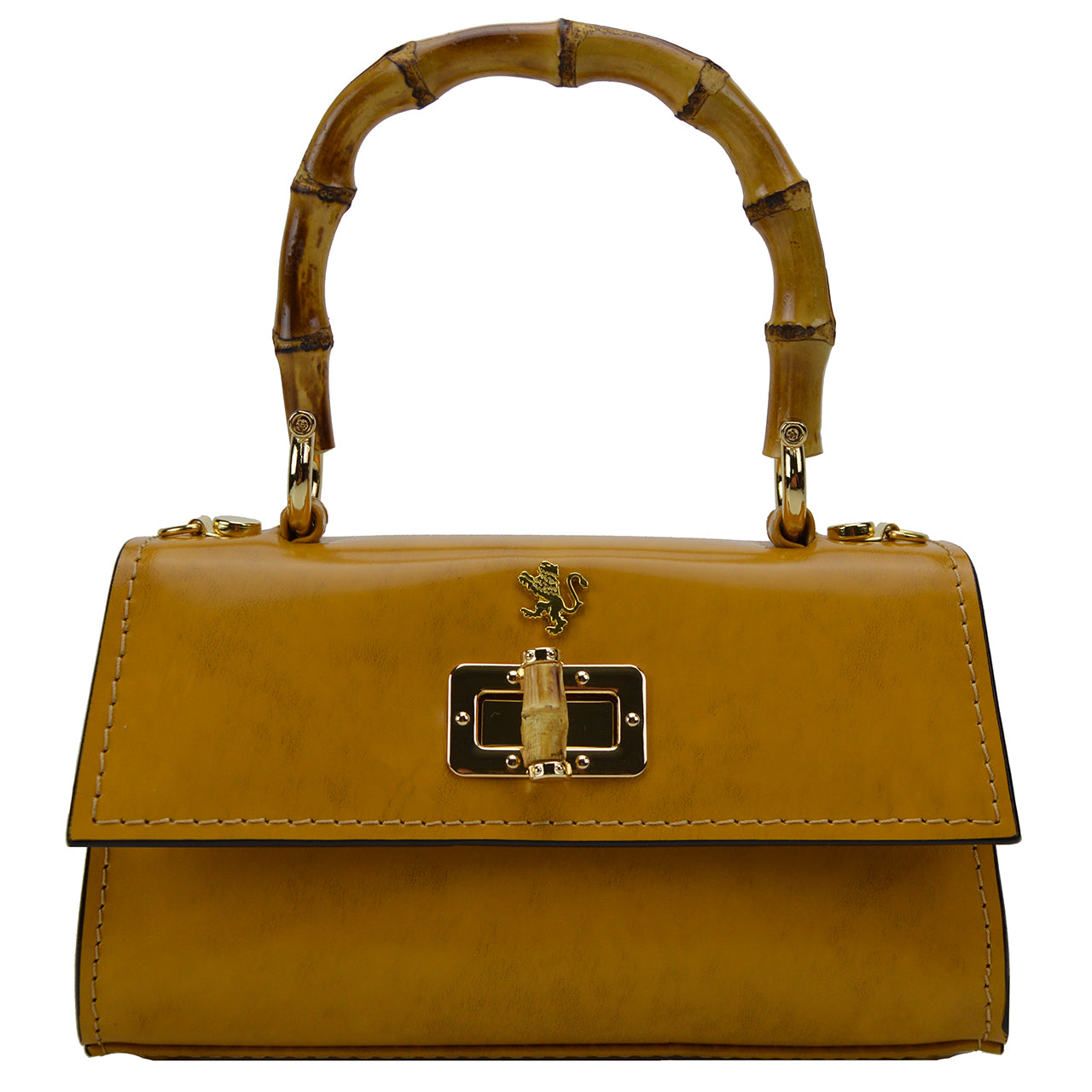 Pratesi Castalia Lady Bag in genuine Italian leather - Castalia Mustard