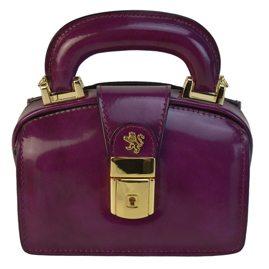 Pratesi Lady 18 Brunelleschi en véritable cuir italien - Brunelleschi Cuir Violet