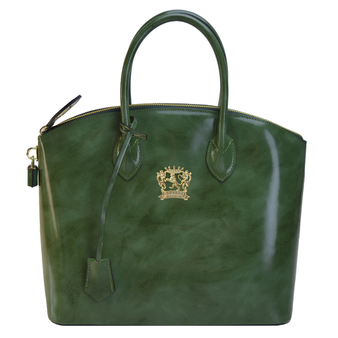 Pratesi Versilia Woman Bag R348 - Brunelleschi Leather Dark Green