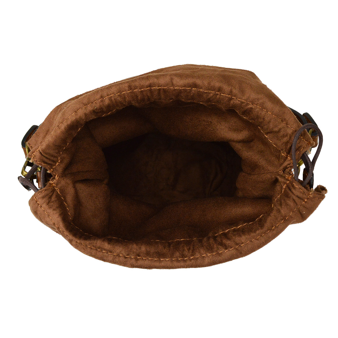 Pratesi Secchiello T335 Bag in genuine Italian leather - Treccia Cognac